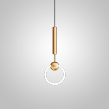Подвесной светильник FINNUR RING D15 Brass