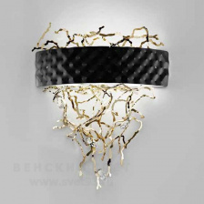 Бра 463/1A black+gold IDL Италия  18W 50 см Золото Groovy