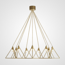Светильник подвесной GITTER D110 Gold
