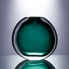 Мебель и интерьер/Вазы Cloyd MAZZORBO Vase / выс. 23 см - зелен. стекло (арт.50043)