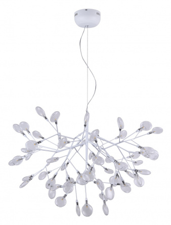 Светильник подвесной Crystal Lux EVITA SP63 WHITE/TRANSPARENT фото 1