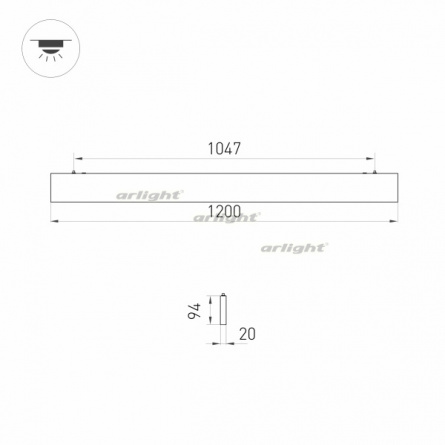 Подвесной светильник LINEAIR FLAT 031530 фото 2