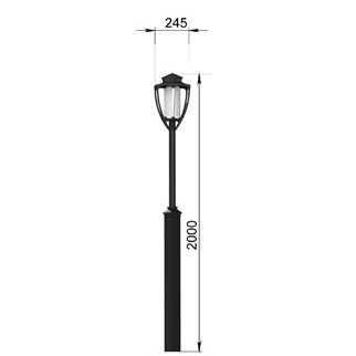 Наземный фонарь Denaly  600-21/b-06 фото 2
