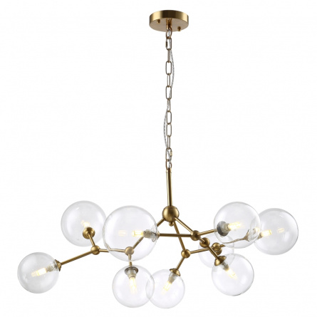 Люстра Crystal Lux MAXIMO SP9 BRONZE фото 1
