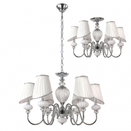 Люстра Crystal Lux ALMA WHITE SP-PL12+6+6 фото 3