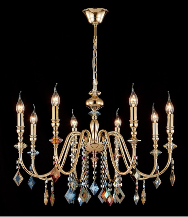 Бра Crystal Lux MERCEDES AP2 GOLD/COLOR фото 8
